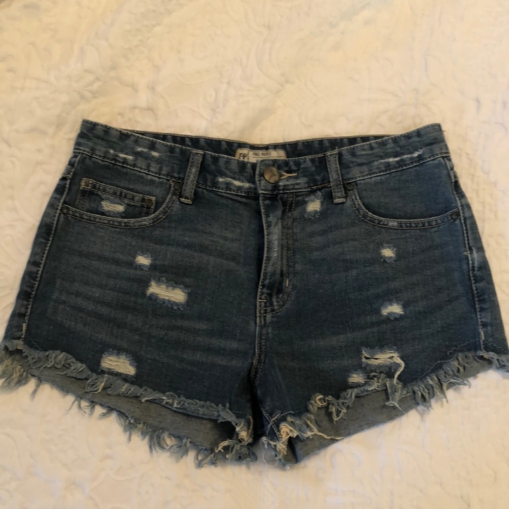 Free People Denim Shorts